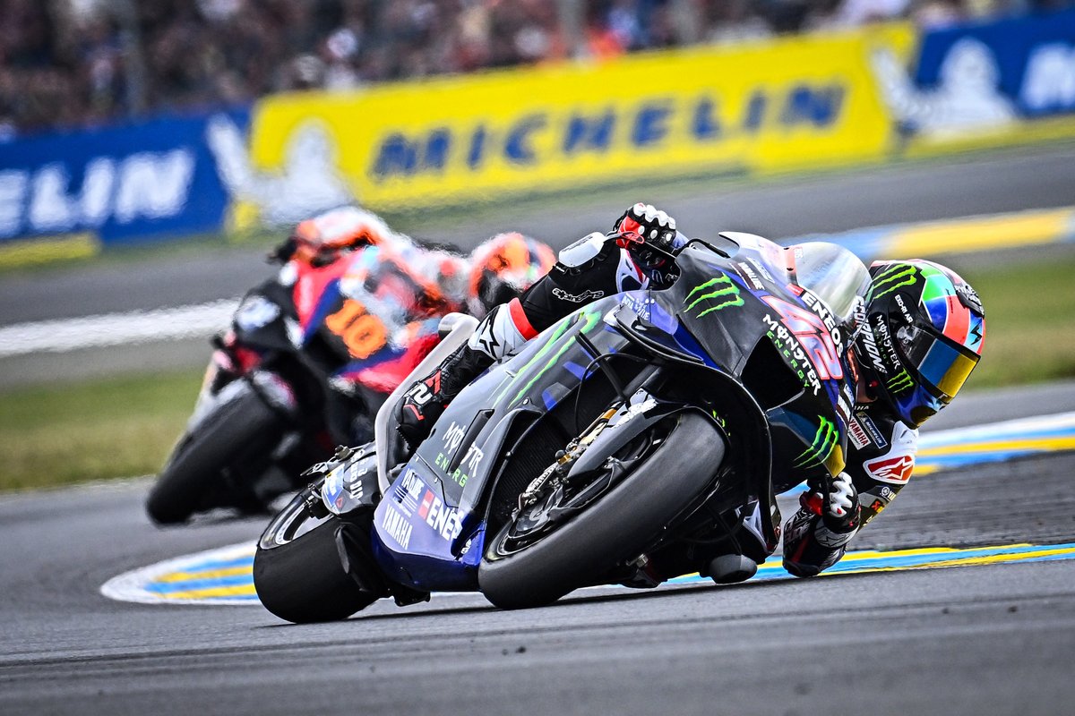 Monster Energy Yamaha MotoGP Show Fighting Spirit in French GP Race 📰 yamahamotogp.com/news/12-05-202… #MonsterYamaha | #MotoGP | #FrenchGP