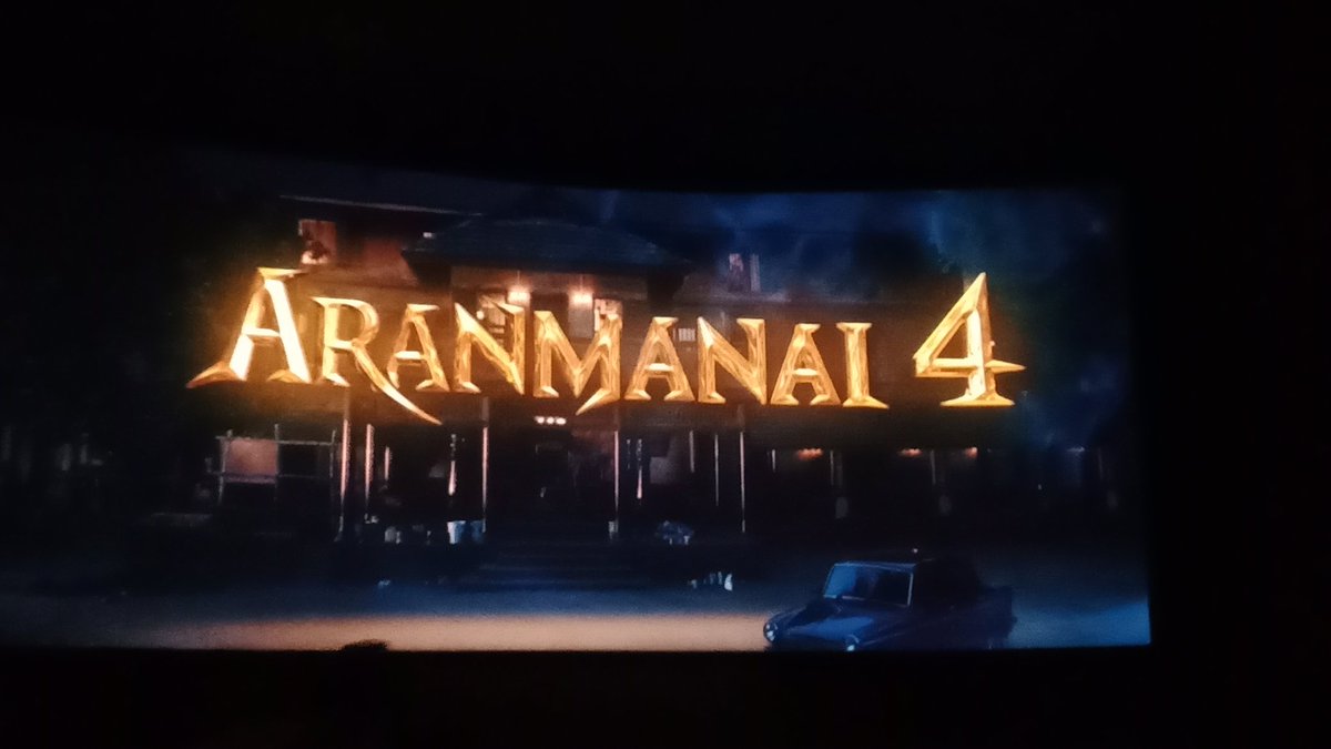 #Aranmanai4 : A good horror Comedy family entertainer for this summer. 🤝

Neat performance by all.. 😊🤝

#HiphopTamizha BGM big strength of this film. 💥

Enjoy film with your family and friends. 🤝

#SundarC #TamannaahBhatia #RaashiKhanna #Yogibabu #VTVGanesh #Kovaisarala