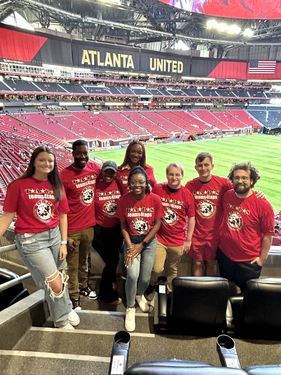 Thank you to @ATLUTD for inviting our @TAPSorg Young Adults for a special experience at your match last night, as part of our Connection in the Community ⚽️❤️ We are so grateful for the support!!