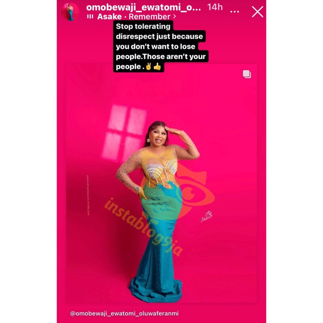 instablog9ja's tweet photo. Stop taking disrespect from people because you don’t want to lose them — Singer Portable’s first wife, Bewaji https://t.co/MTY69gO197