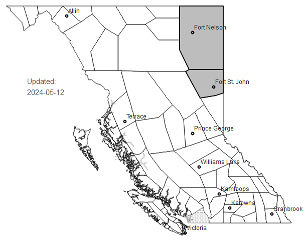 SUNDAY: Smoky Skies Bulletin has been continued for northeastern B.C. Details: ow.ly/y2oP50RCQWS @fnha @Northern_Health