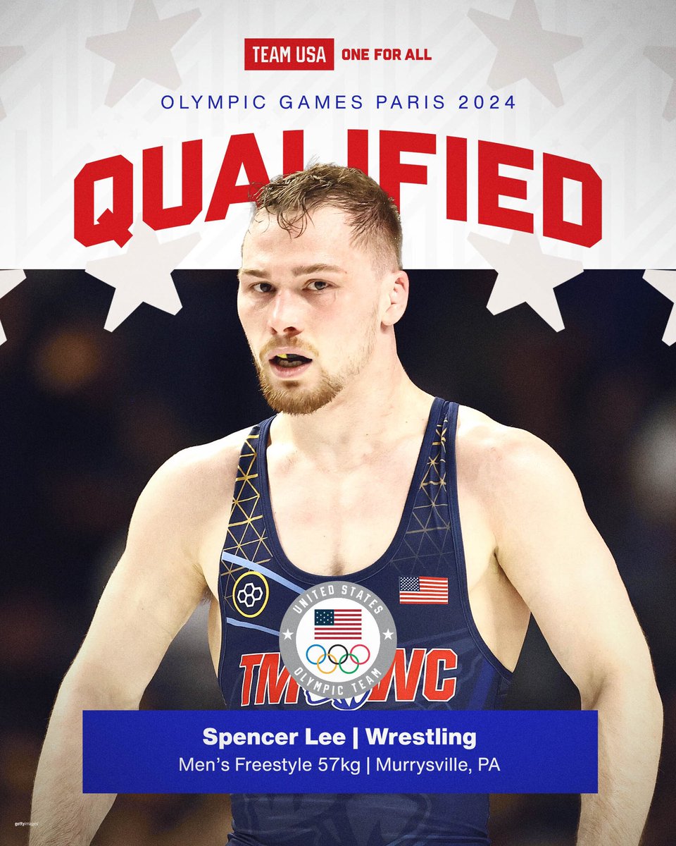 EVERYTHING EARNED 💪

3x NCAA champion @LeeSpencerlee36 qualifies for his first Olympic Games! 

#MTUSA | #ParisOlympics