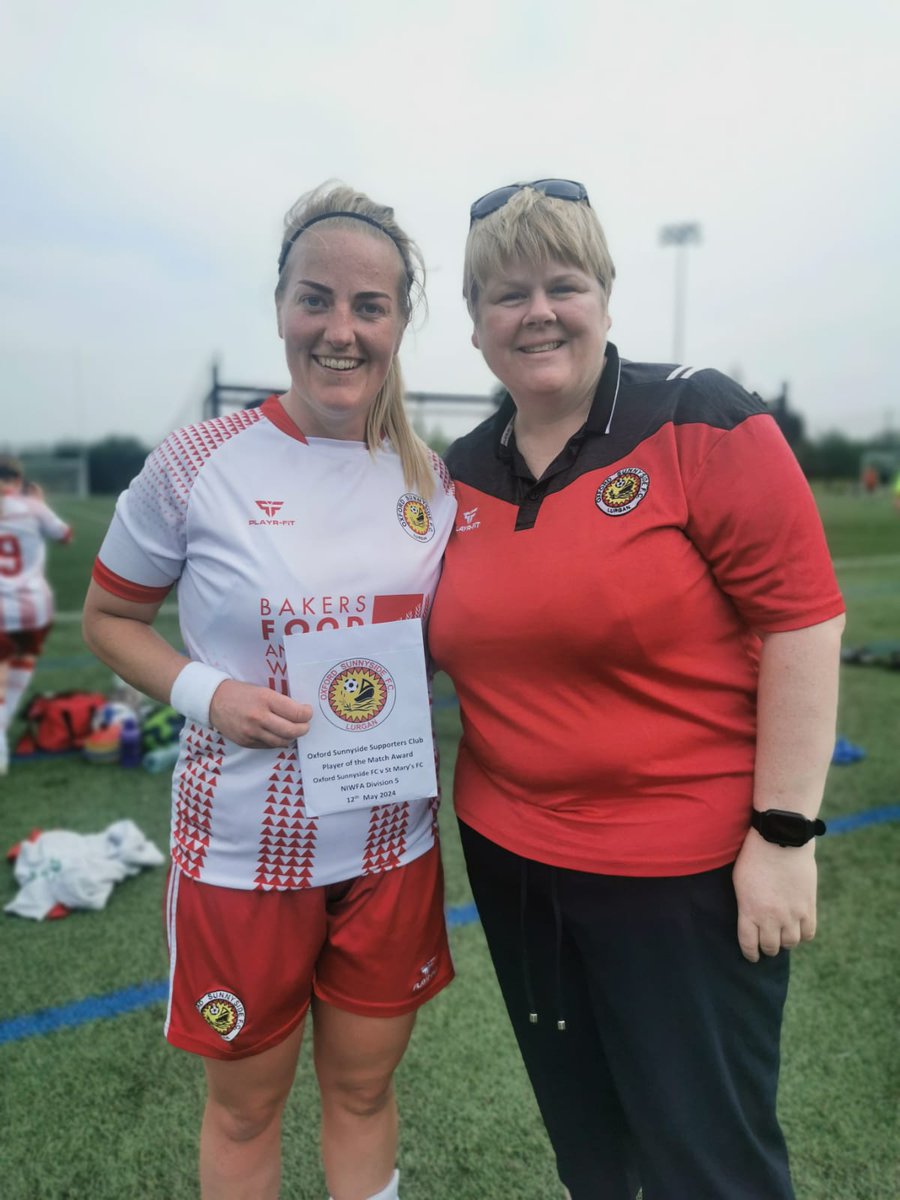 Northern Ireland Women's Football Association St Marys FC Ladies 0 Oxford Sunnyside Fc 2 Goalscorers Nikki Lavery ⚽️ Julie Henderson ⚽️ POTM- Julie Henderson (Supporters Player of the Match Sponsored and presented by Donna Carr) #upthebigO #osfcladies #niwfa