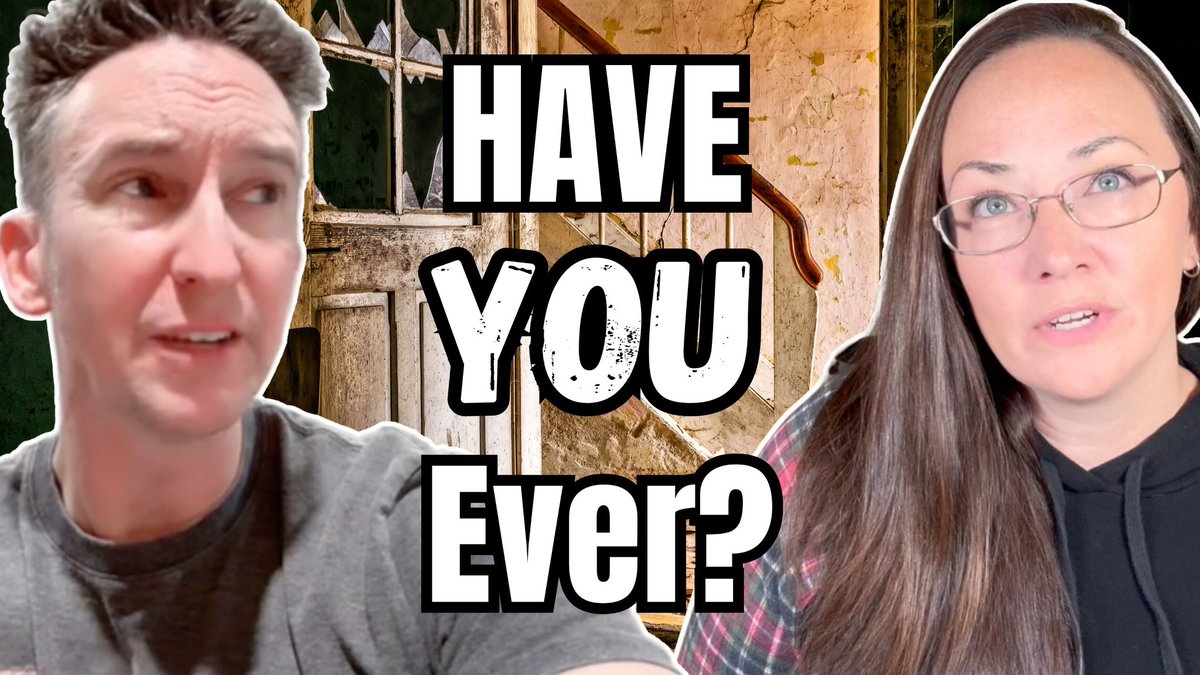 NEW: Have you ever? @dustinpari & I are tackling commonly asked Q’s on our YouTube channel @RebellSpirits! Each video will focus on one Q at a time. Todays Q - Have you ever been so scared you’d never return to a location? 👻 If you’d like to watch: youtu.be/VPcO3QO2C1w?si…
