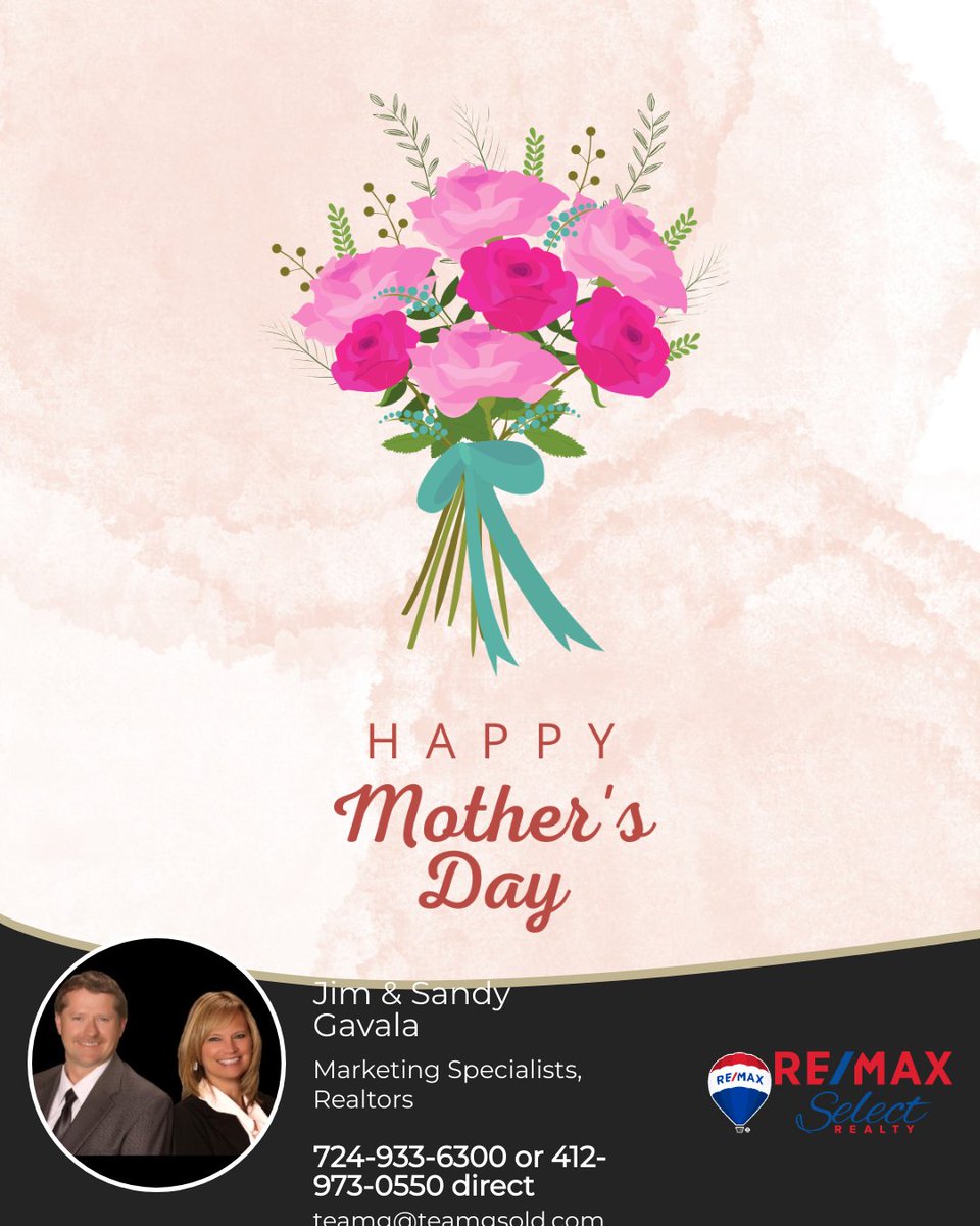 Happy Mother's Day to all the amazing moms out there! 

Your unconditional love, sacrifices, and guidance make the world a better place. Thank you for all that you do. ❤️

#mothersday #mothers #moms #realestatebroker #realestatesales #homeseller #homebuyer #realestatemarketing