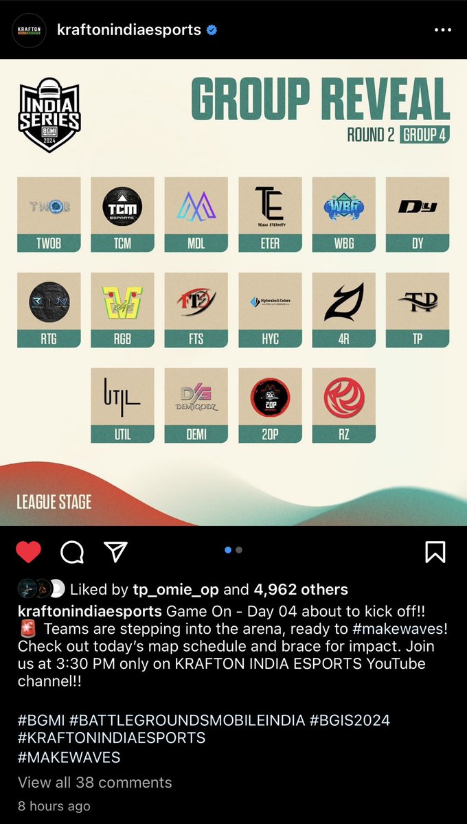 rohankurane45's tweet photo. BGIS 2024
Team Turning Point (TP)❤️

YT live: https://t.co/neW1uDF3q4

IG post: https://t.co/lceUcCsJPq https://t.co/sX8Z3yui7R