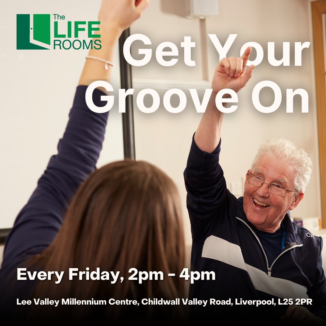 Our #PhysicalHealth sessions are of low intensity so you get a dose of the feel good factor of #fitness without the worry and #anxiety of easing back into exercise 'Get Your Groove On' is now in Lee Valley Millennium Centre every Friday 🤩 👉 liferooms.org/learning/lee-v…