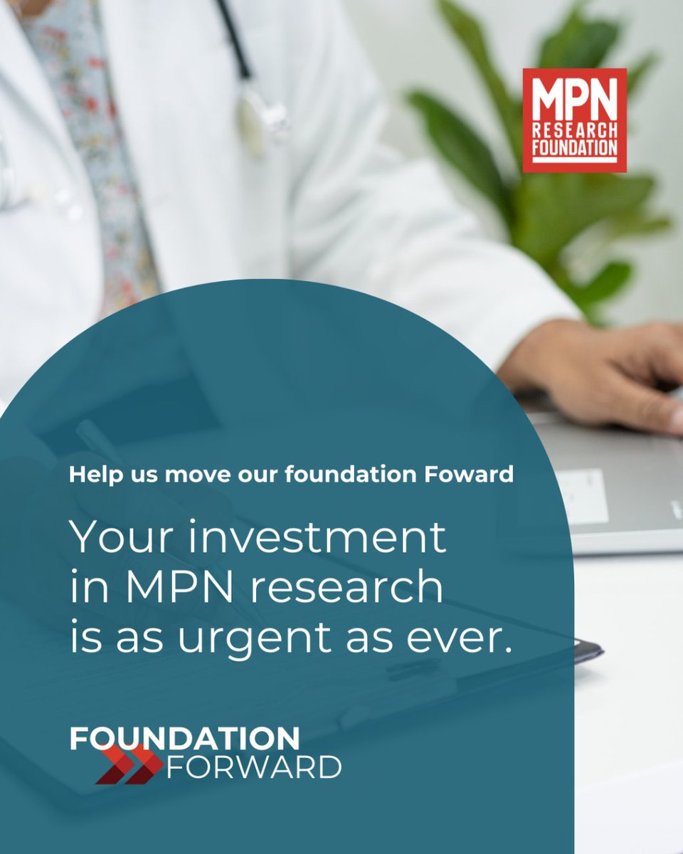 For 24 years MPN Research Foundation has delivered on our bold commitment in honor of our founder, Bob Rosen, to fund research on innovative approaches to prevention, new therapies, and improved quality of life for people living with MPNs. Donate today: mpnrf.info/24mmx