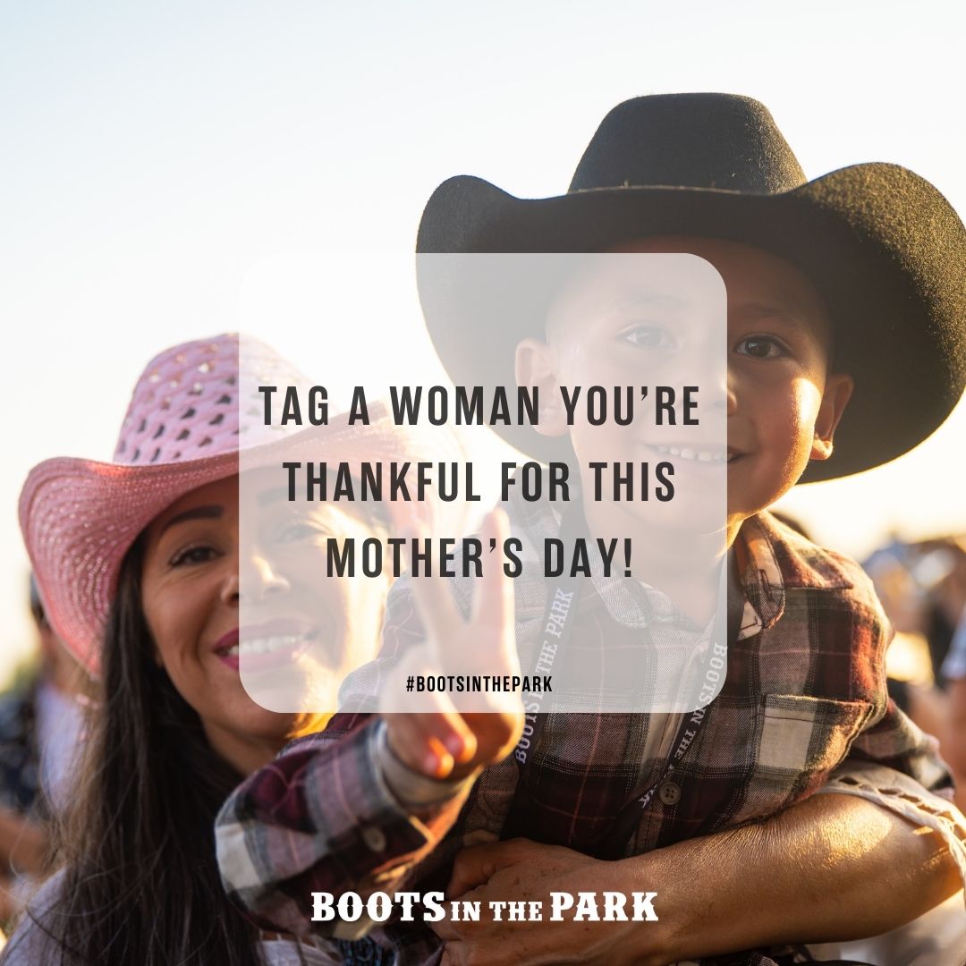Happy Mother's Day from #BootsInThePark! 💕 What better way to show your love than with a pair of tickets to a Boots In The Park show of your choice! All you have to do is tag a woman you're thankful for this #MothersDay and a winner will be picked tomorrow morning!