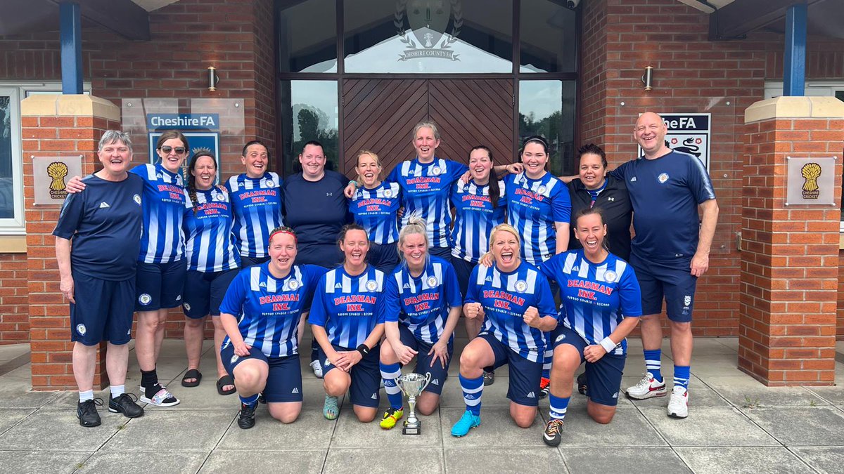 Well done to our Lionesses  today in the @Cheshire_FA #WalkingFootball Festival. 

Amazing achievement in just 8 weeks together. Fun, friendly & competetive from all teams.  
NWL 1 - Gold Cup Winner
NWL 2 - Semi finals
@1deadmanink 
@WalkingFootball @thewfauk
@PendleSports