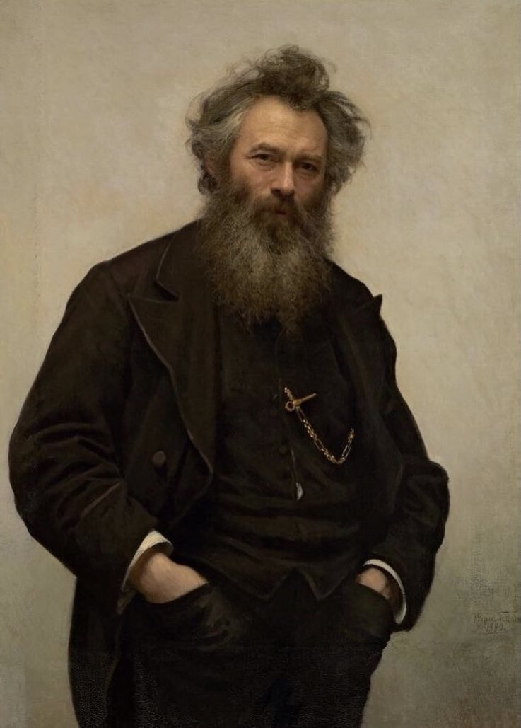 Painting by: lvan Kramaskoi (1823-1898) 🔻