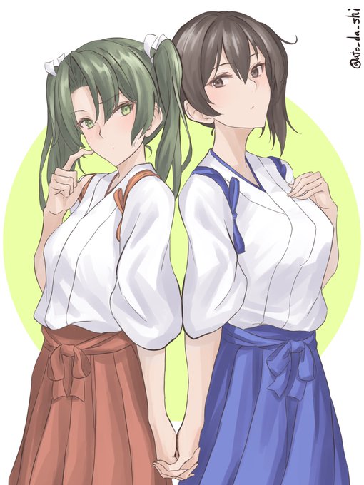 「hakama skirt ribbon」 illustration images(Latest)