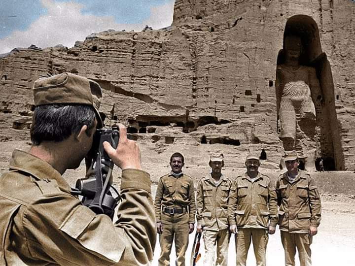 Soviet armies and the Bamyan Buddha.