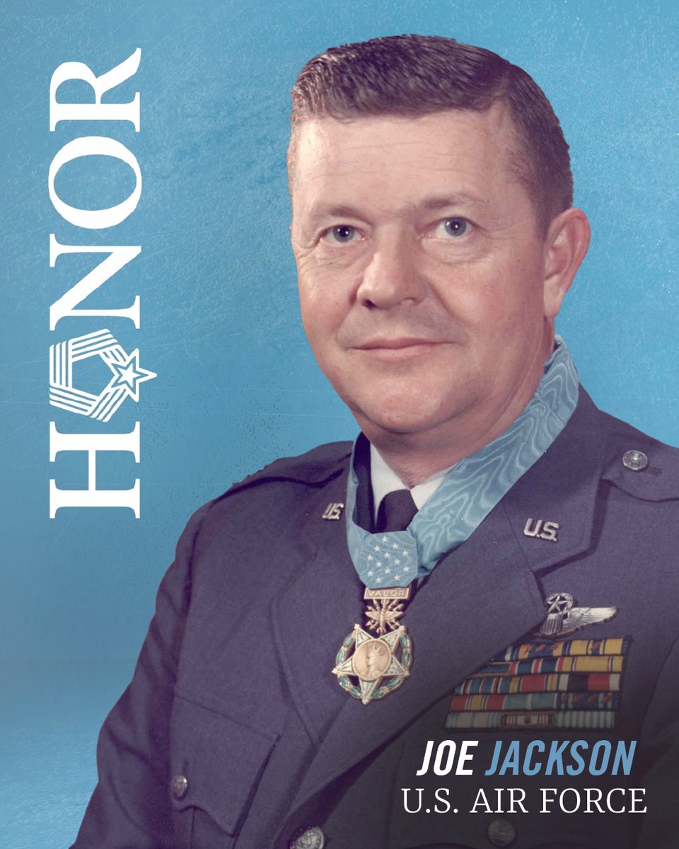 #OTD: Lt. Col. Joe Jackson earned the #MedalofHonor when he landed his aircraft in the middle of a burning Special Forces camp at Kham Duc to rescue a 3-man team. Learn about Lt. Col. Jackson and his heroic actions during the Vietnam War here: mohmuseum.org/medal_of_honor…