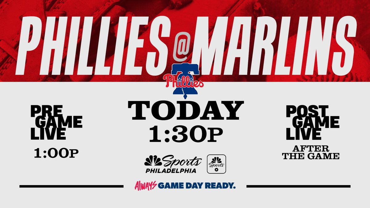 Zack Wheeler takes the mound as the Phils look for their 5th sweep of the season. 👀 Phillies Pregame Live starts NOW on NBC Sports Philadelphia!