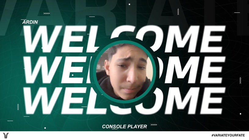 With our new console icon we are strengthening our console roster!

Welcome VRT | <a href="/ardinnn7/">Ardin</a> 

#VariateYourFate 💚🖤