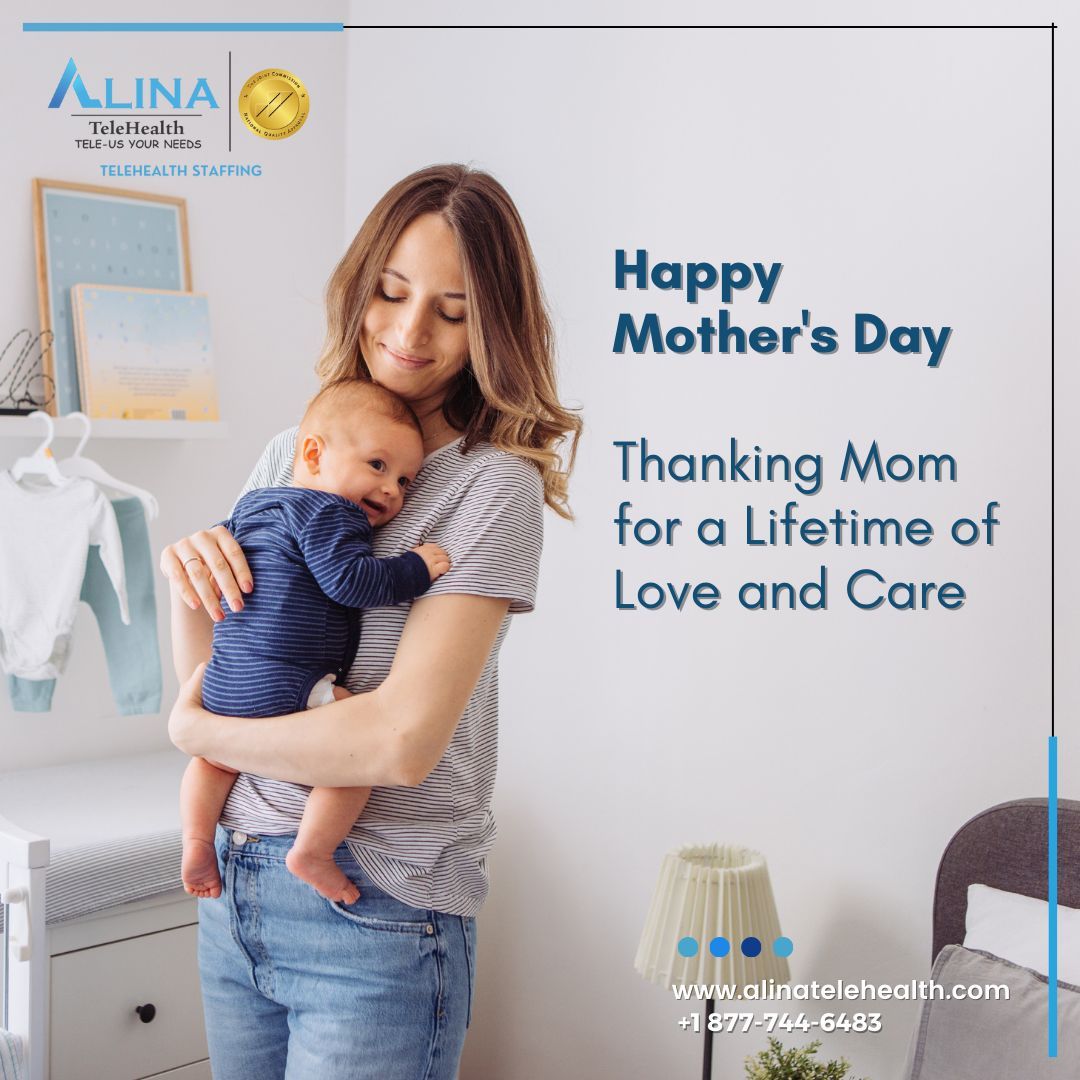 Thank Mom for Her Unwavering Love and Support with Alina Telehealth! Celebrate Mother's Day by Ensuring Her Health and Well-being are a Top Priority. 

Join hands with us for a healthier, more connected tomorrow.  
🌐alinatelehealth.com