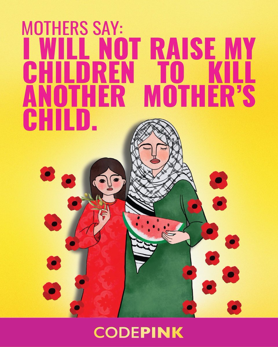 We will not raise our children to kill other mother's children! 💗 #MothersDay