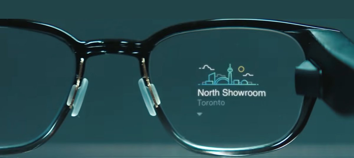 Google's Smartglasses Patent acquired from Canadian Company 'North' was published last week tinyurl.com/n83rjm97