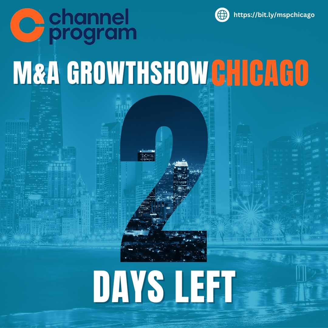 Just 2 days left! Don't miss your chance to explore the path to acquisition success at the MSP M&A GrowthShow. Engage with M&A experts, gain tailored insights, and shape your MSP's future. Register today: ow.ly/S2fu50RxKz1 #MSPGrowth #TechAcquisitions #Countdown