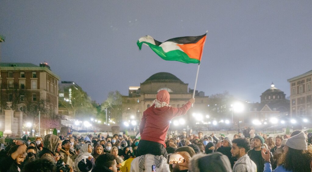 pslnational's tweet photo. No matter how intense the repression, the youth movement for Palestine will continue to expand! All PSL branches have mobilized to support this historic struggle -- ahead of its next chapter, now is the time for the movement to draw lessons &amp; press on

https://t.co/74bqs4RZZR https://t.co/p5VLKPpWZe