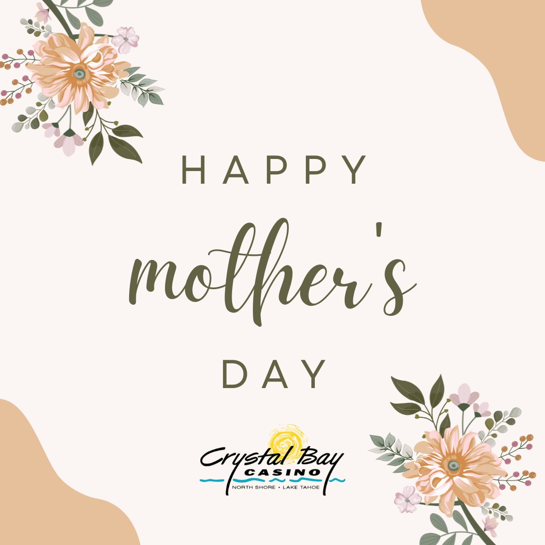 From the entire team at Crystal Bay Casino, we extend our warmest wishes to all the magnificent mothers out there. May your day be filled with love, laughter, and the joy of family. Thank you for everything you do, today and every day. Happy Mother's Day💗
#CrystalBayClubCasino