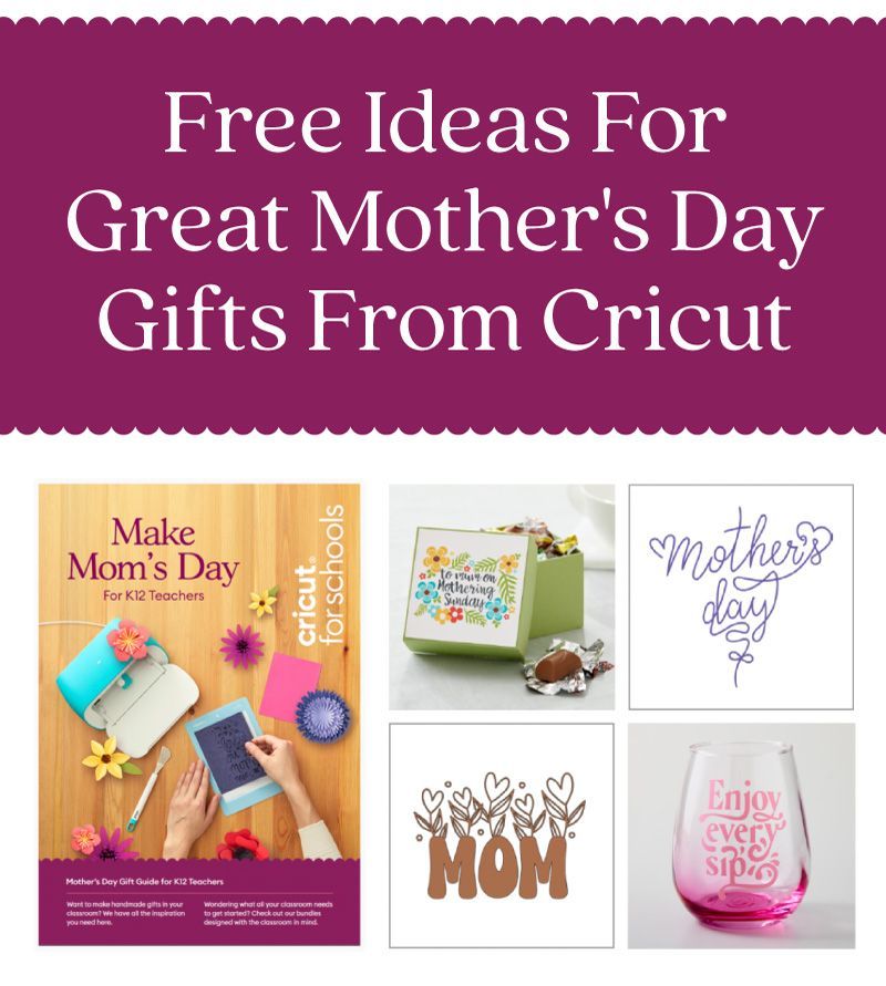 Happy #MothersDay! 🌷 Inspire your students by encouraging them to make something handmade for the special person they want to celebrate. @Cricut is here to help you make your mom’s day. 🌹 Explore the gift guide: buff.ly/3wmivYL Order: buff.ly/3QtUhml