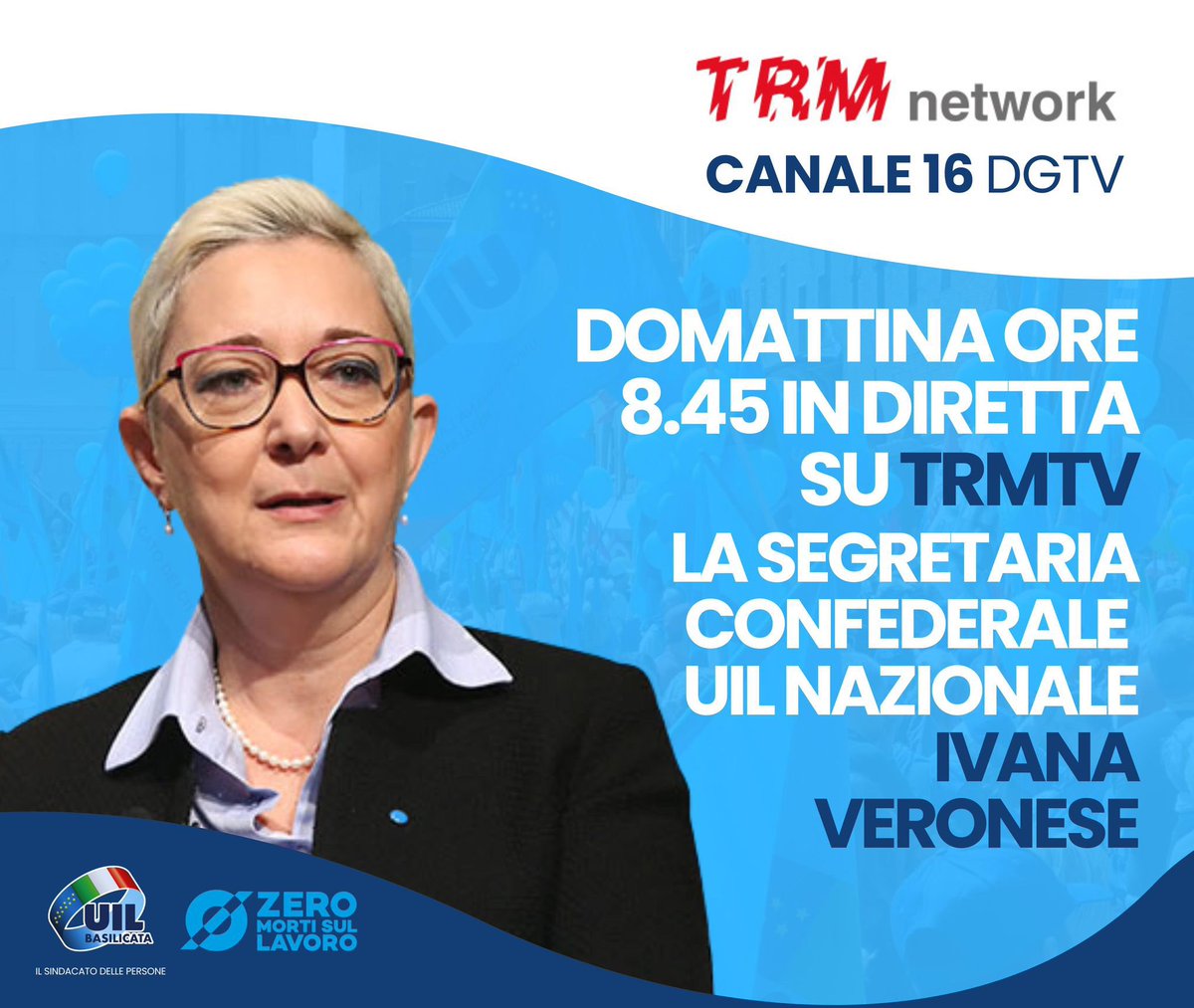 Domani alle 8:45 sarò ospite di𝑇𝑅𝑀 24 𝑁𝑒𝑡𝑤𝑜𝑟𝑘 per parlare di come sia ancora difficile per le donne entrare, sopravvivere e crescere nel mercato del lavoro italiano. Sul canale 16 del digitale terrestre e sul 519 di Sky e Tivùsat. #gendergap #genderpaygap