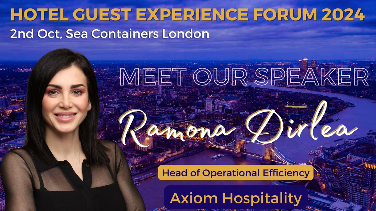 Hotel Guest Experience Forum, Magazine, News (@hotelguestforum) on Twitter photo ๐ท We're thrilled to announce that ๐ฅ๐ฎ๐บ๐ผ๐ป๐ฎ ๐๐ถ๐ฟ๐น๐ฒ๐ฎ, Head of Operational Efficiency at @AxiomHospitality, will be sharing her insights as a ๐ฆ๐ฝ๐ฒ๐ฎ๐ธ๐ฒ๐ฟ at the Industry's 1st Hotel Guest Experience Forum, London 2024! ๐ท
Join us on the 2nd of October at the stunning ๐ท We're thrilled to announce that ๐ฅ๐ฎ๐บ๐ผ๐ป๐ฎ ๐๐ถ๐ฟ๐น๐ฒ๐ฎ, Head of Operational Efficiency at @AxiomHospitality, will be sharing her insights as a ๐ฆ๐ฝ๐ฒ๐ฎ๐ธ๐ฒ๐ฟ at the Industry's 1st Hotel Guest Experience Forum, London 2024! ๐ท
Join us on the 2nd of October at the stunning
