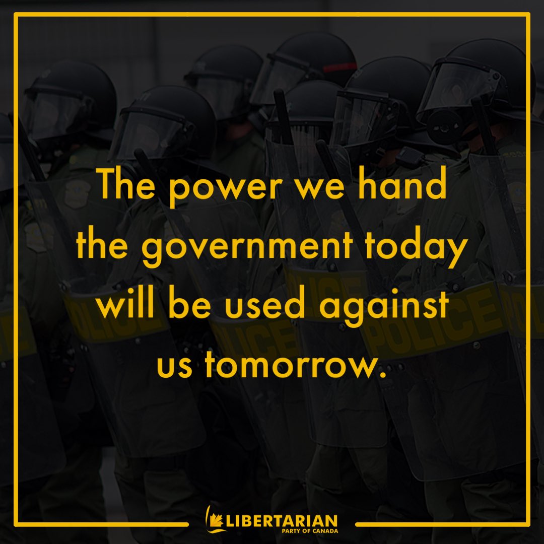 Free speech and non-violent protest are among the essential ingredients for liberty. If we want those freedoms for ourselves, we need to defend them for people and causes we oppose, too. A selective and self-serving defence of liberty is no defence at all. #cdnpoli