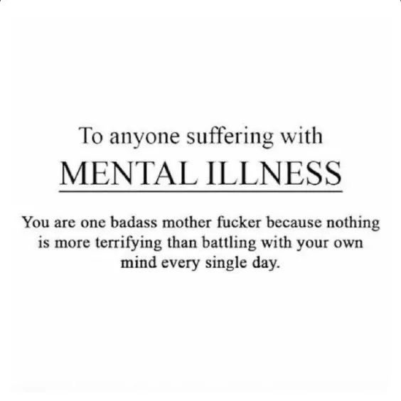 With mental health awareness week starting tomorrow.  Thought I’d post this again for us all 💪🏻 #mentalhealth