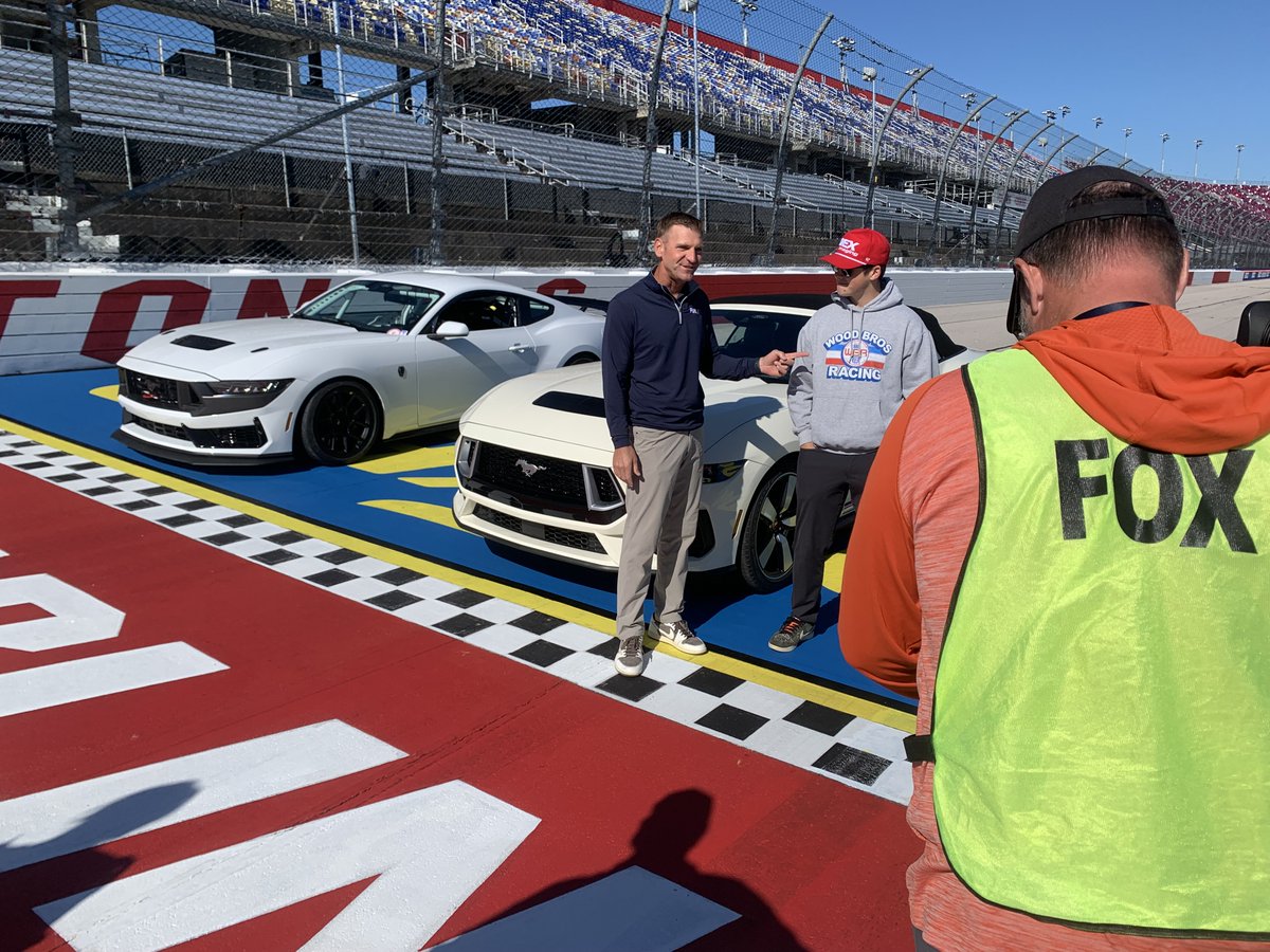 #NASCAR | What is a @FordMustang Dark Horse R and 60th Anniversary Mustang doing with @ClintBowyer and @HBurtonRacing @TooToughToTame? Tune in to @NASCARONFOX today at 3 pm ET and find out.