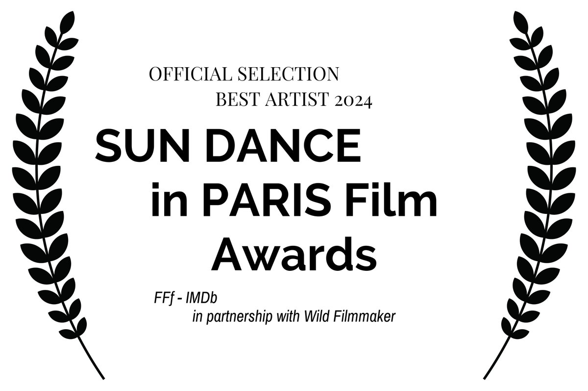 Thanks to my movie “L’Amour est temps de reflets”, I’ve been selected for The Sun Dance in Paris Film Awards 2024 - Wild Filmmaker as Best Artist. 
Alizée Dubois
SUN DANCE in PARIS FILM AWARDS
FFfestival @IMDb 
Media Partner WILD FILMMAKER
#filmawards #poetrylovers