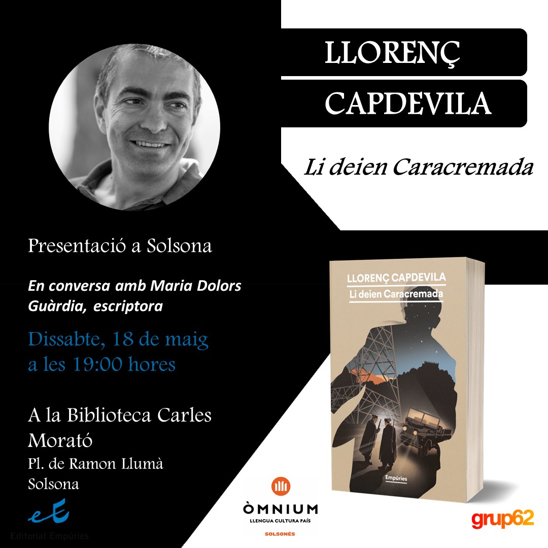 Dissabte vinent, en Ramon Vila (Caracremada) i un servidor serem a Solsona, acompanyats de la bona amiga <a href="/MadGriff24/">MadGriff</a> . Per si us va bé i us ve de gust!