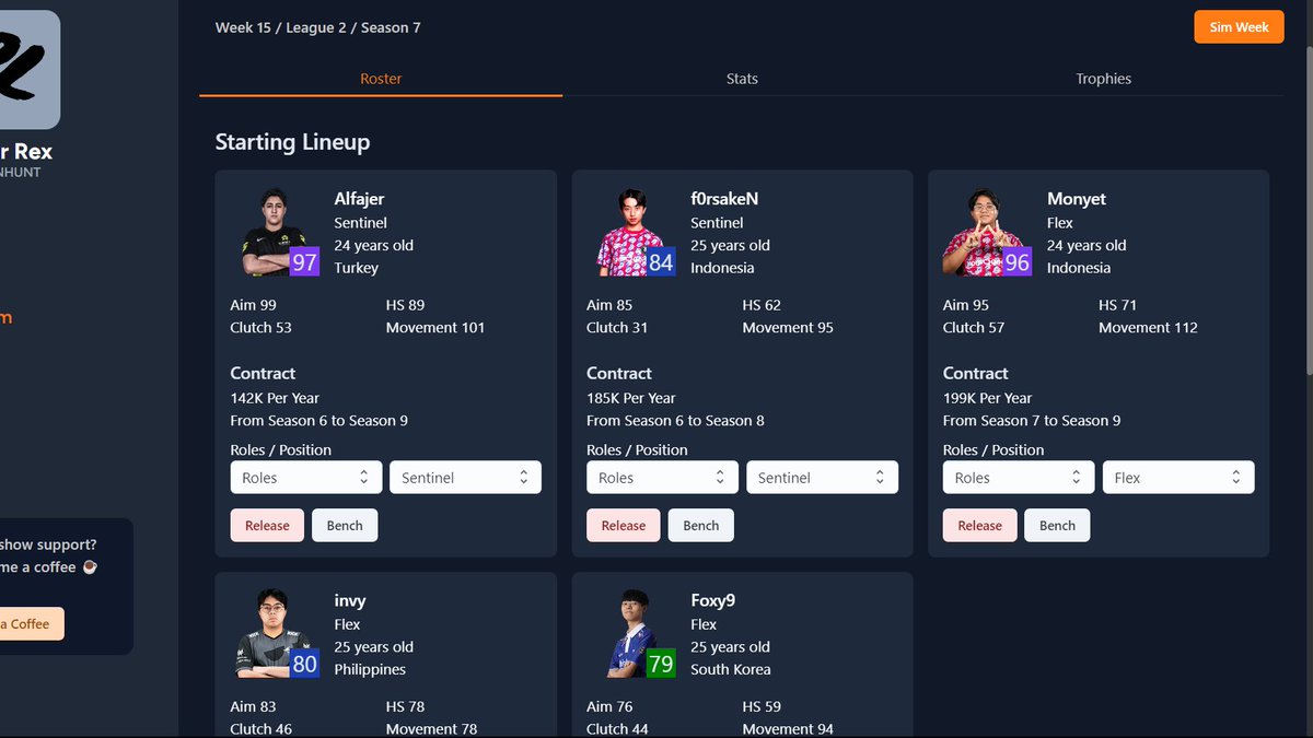 team for career mode as prx🙏