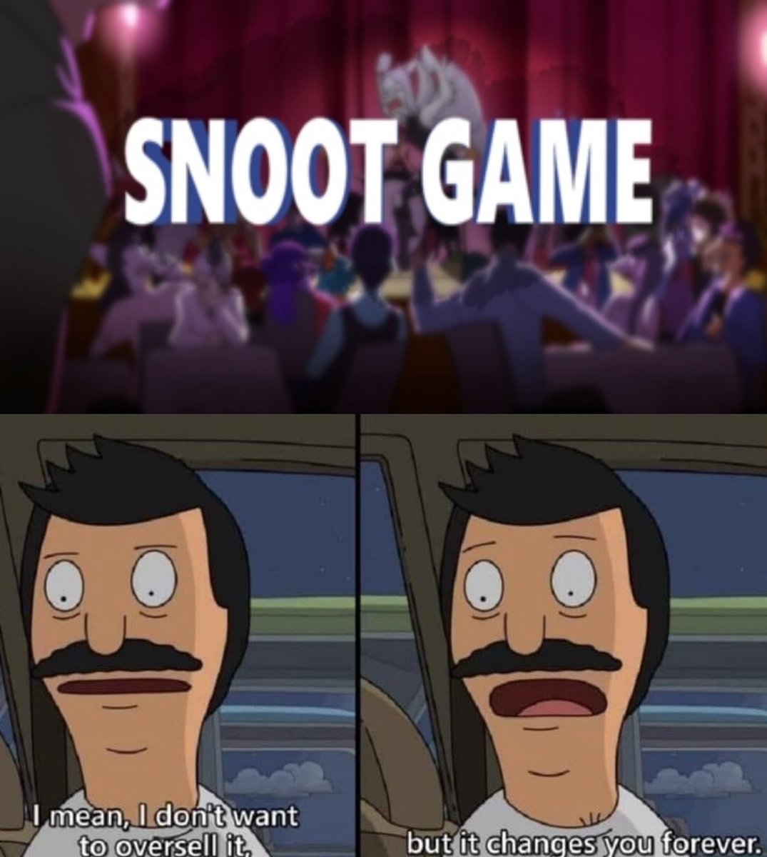 #snootgame in a nutshell