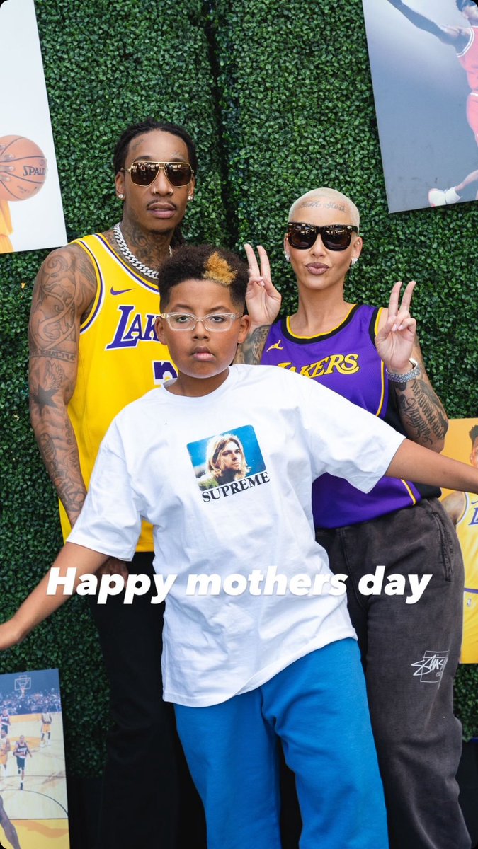 Wiz Khalifa wishes Amber Rose a Happy Mother’s Day ❤️