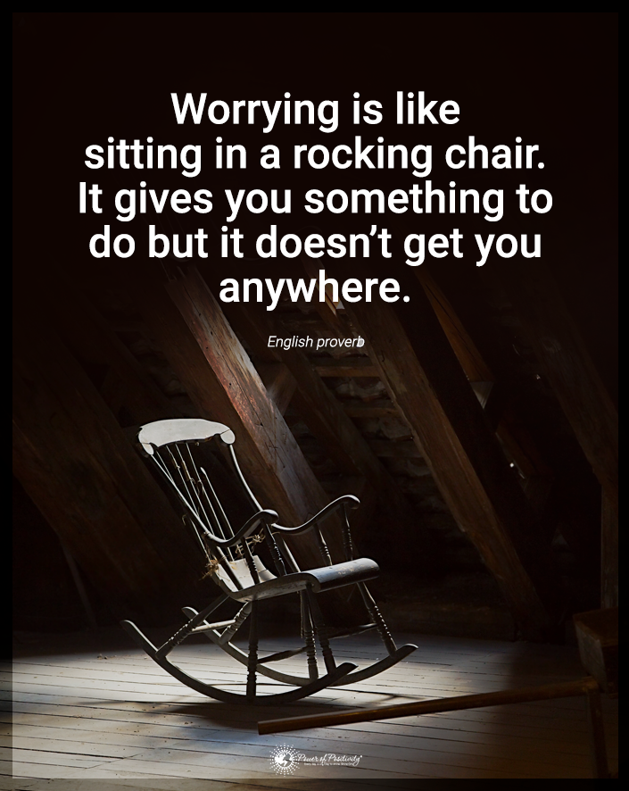 “Worrying is like…”
