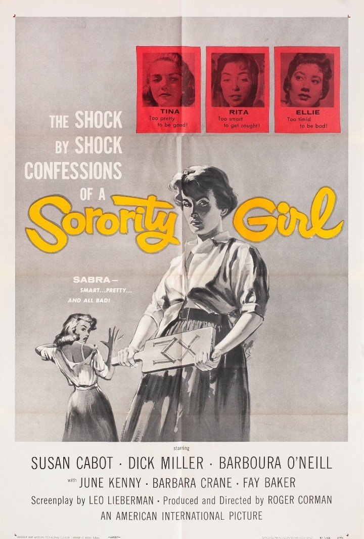 #SororityGirl #RogerCorman I think I want to remake this* Or maybe we already did? #Greta (*but would class it up, Kappa Kappa Gamma)