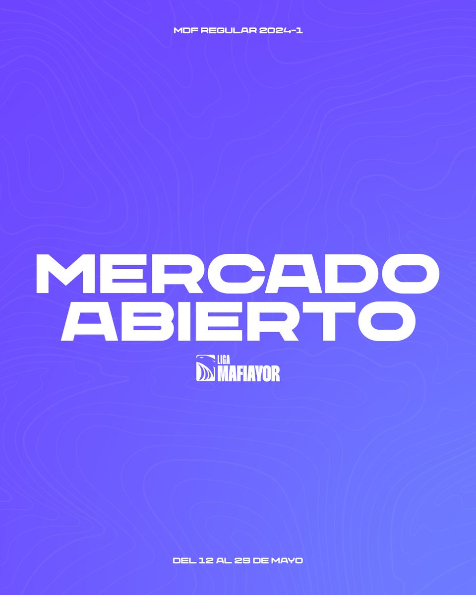 🤝 Desde este momento queda abierto el #MDFRegular de la temporada 2024-I.

La ventana de traspasos cerrará el 25 de mayo, y hasta el 26 los equipos podrán entregar sus plantillas actualizadas.