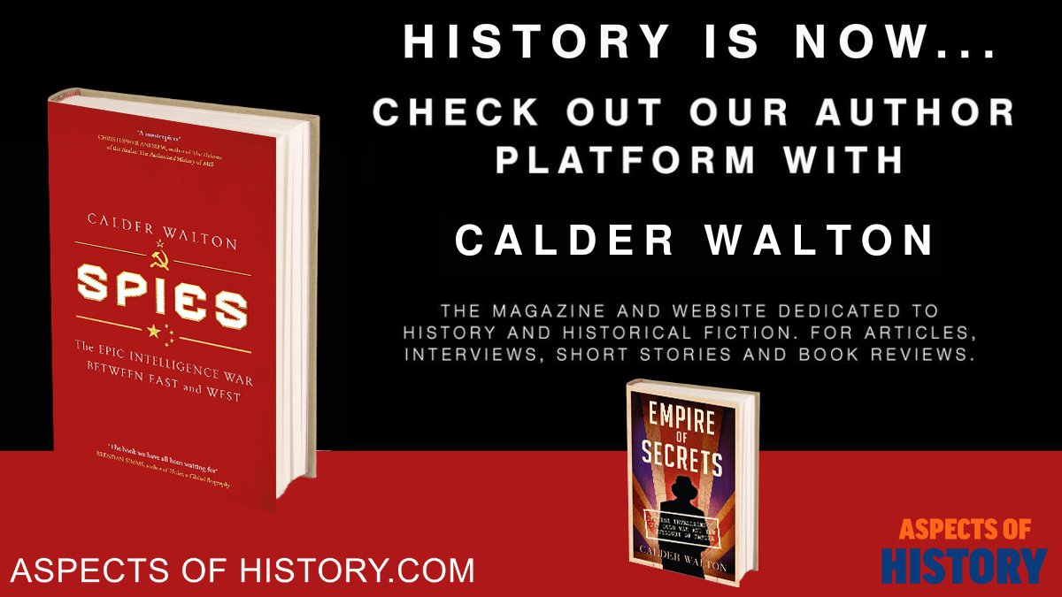 #AuthorInterview
Check out our new Author Platform
With @calder_walton
aspectsofhistory.com/authors/calder…

Read Spies
amazon.co.uk/dp/0349145016

@LittleBrownUK

#espionage #historybooks #spies