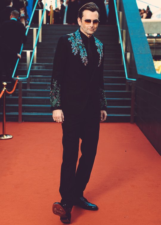 Let's be honest here. This is Crowley on his wedding day. Look at that lil smirk there. He knows he's getting lucky tonight.