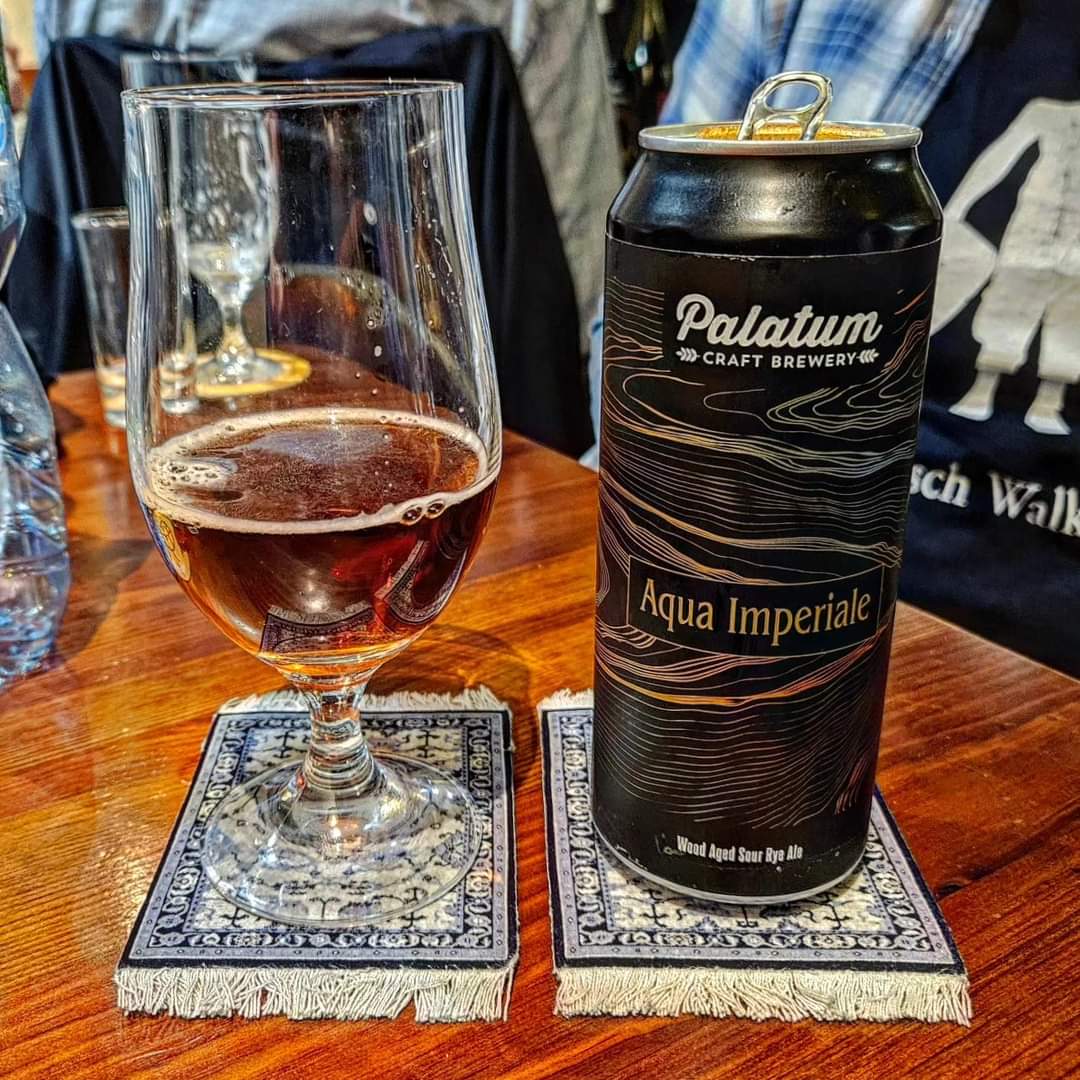 Palatum – Aqua Imperiale – Wood Aged Sour Rye Ale (****) 9,0% #beeronthecarpet