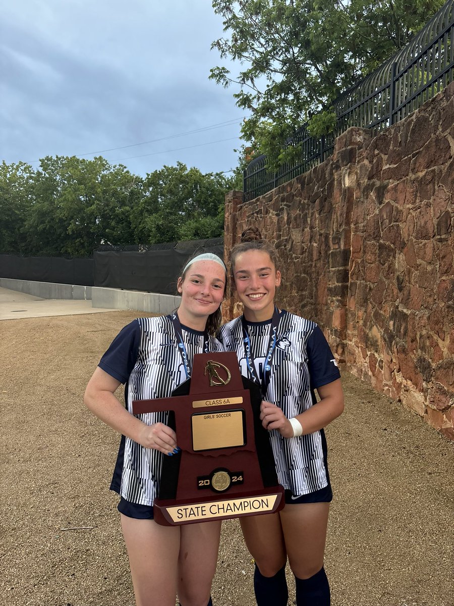 OKLAHOMA 6A STATE CHAMPS!!!!!! Could not be prouder of this team and all we accomplished this season. So special getting to compete one last time with my sister!! 31 goals and 12 assists in 13 games. 65 goals and 27 assists in 2 seasons (28 games) #statechamps #huskies4L