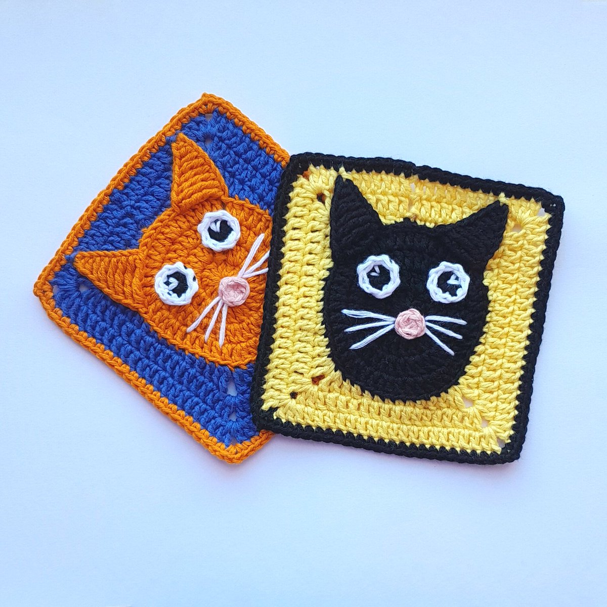 Granny Square Cat Pattern, Crochet Cat Pattern
ravelry.com/patterns/libra…

#Ravelry #crochet #GrannySquarePattern #crochetpattern #grannysquare #crocheter #crocheting #crochetideas #handmade #craft #idea #giftidea #gift #gifts