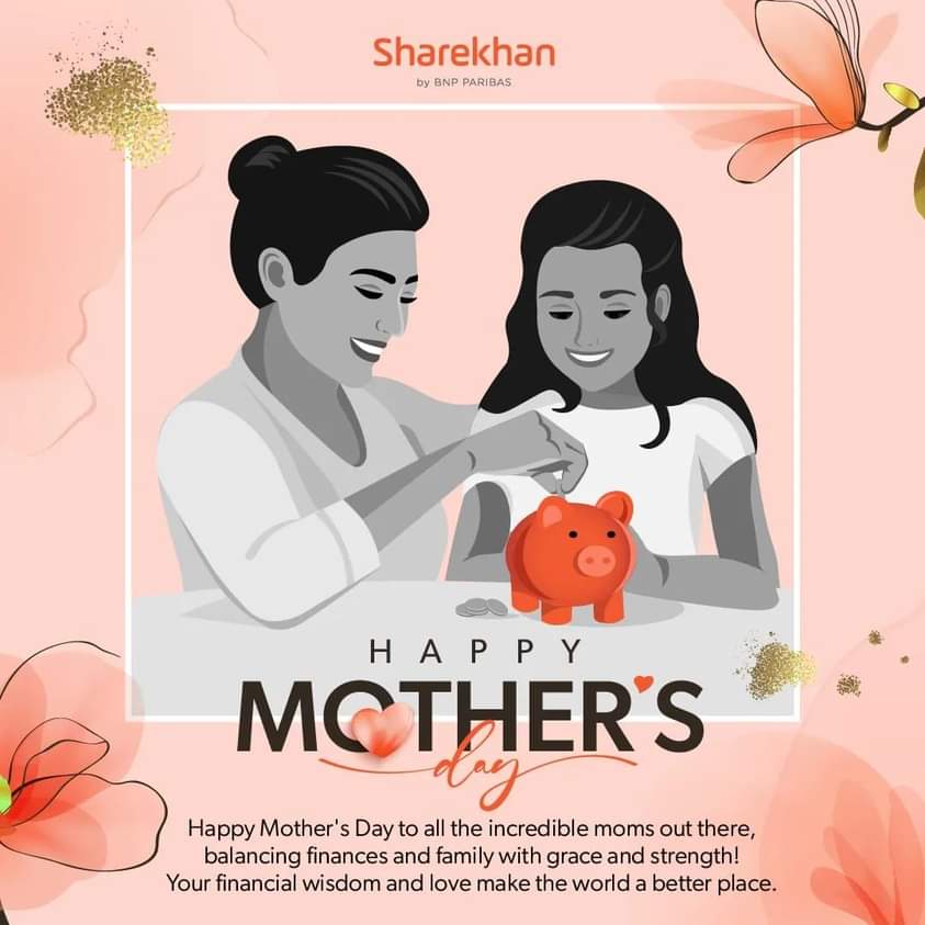 Sharekhan wishes Happy Mother's Day to all the incredible moms out there! 

#Sharekhan #mothersday  #designedfortheserious