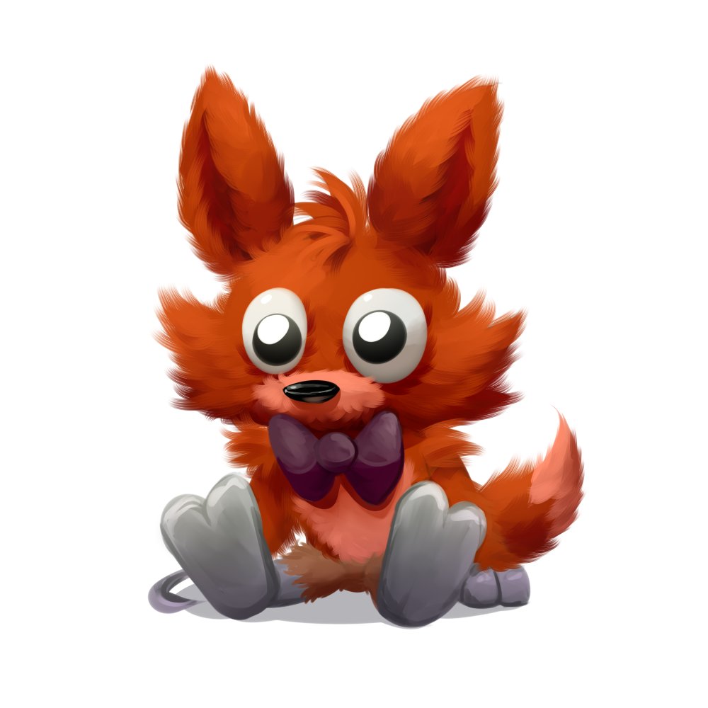 blow-dried foxy i doodled he so thing