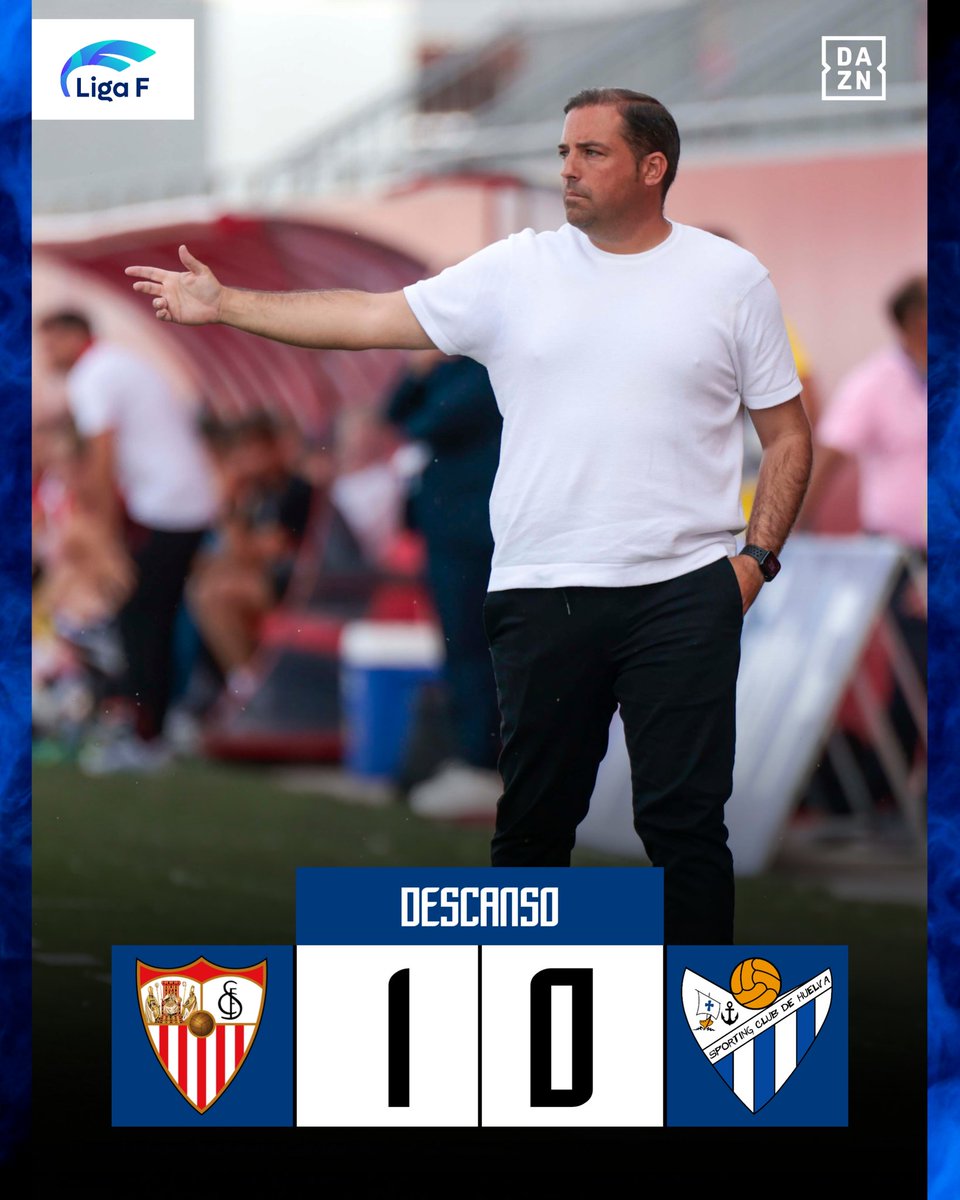 ⏸️ 45+3' | Descanso en el Jesús Navas. 1️⃣ Sevilla Fútbol Club 0️⃣ Sporting de Huelva #SigueMiCamino #LigaF