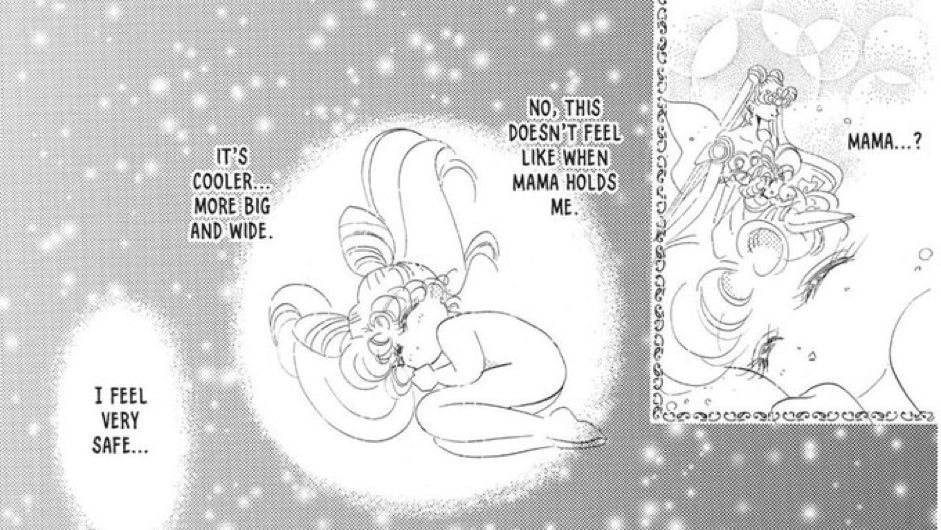 bringing back chibiusa feeling safe and held and immediately associating that with her mother to the tl for mothers day 🥹🥹