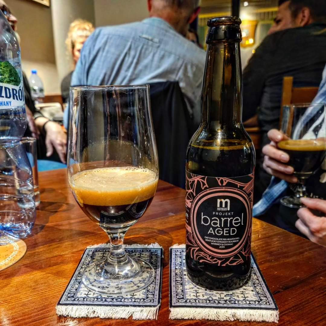 Maryensztadt – Barrel Aged – Oat Chocolate RIS Heaven Hill Kentucky Straight Bourbon Whiskey & Cognac 2019 (*****) 10,1% #beeronthecarpet